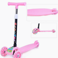 Боника Самокат детский со светящимися колесами