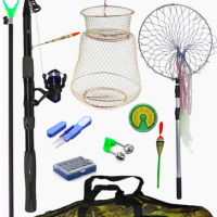 GC-Famiscom Набор рыбака для летней рыбалки. Удилище 3 метра