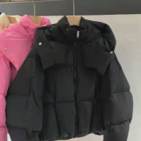 My season Куртка женская зимняя оверсайз с капюшоном