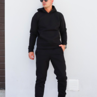 Sportsolo Спортивный костюм мужской теплый футер, трикотажный костюм