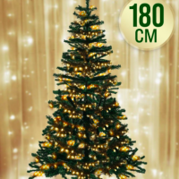 Новогодние украшения Hogge Home (Новый год 2023) Елка искусственная 180 см пушистая новогодняя для праздника