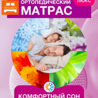 VEGARUS Матрас 160х200 на кровать беспружинный, ортопедический