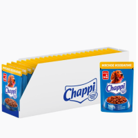 Chappi Корм для собак, мясо (28шт в уп) 85 гр