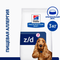 Hill's Prescription Diet z/d при аллергии,3кг